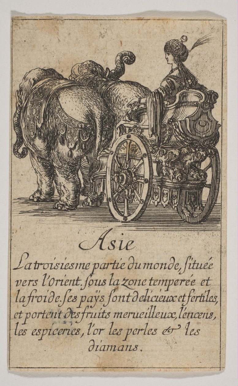 Asien, 1644. av Stefano della Bella