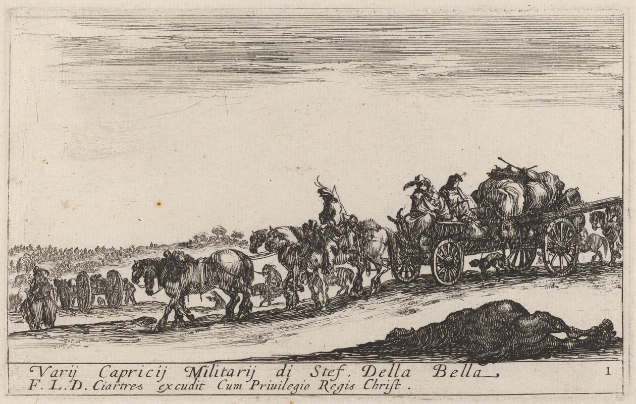 Bagage tåg av Stefano della Bella