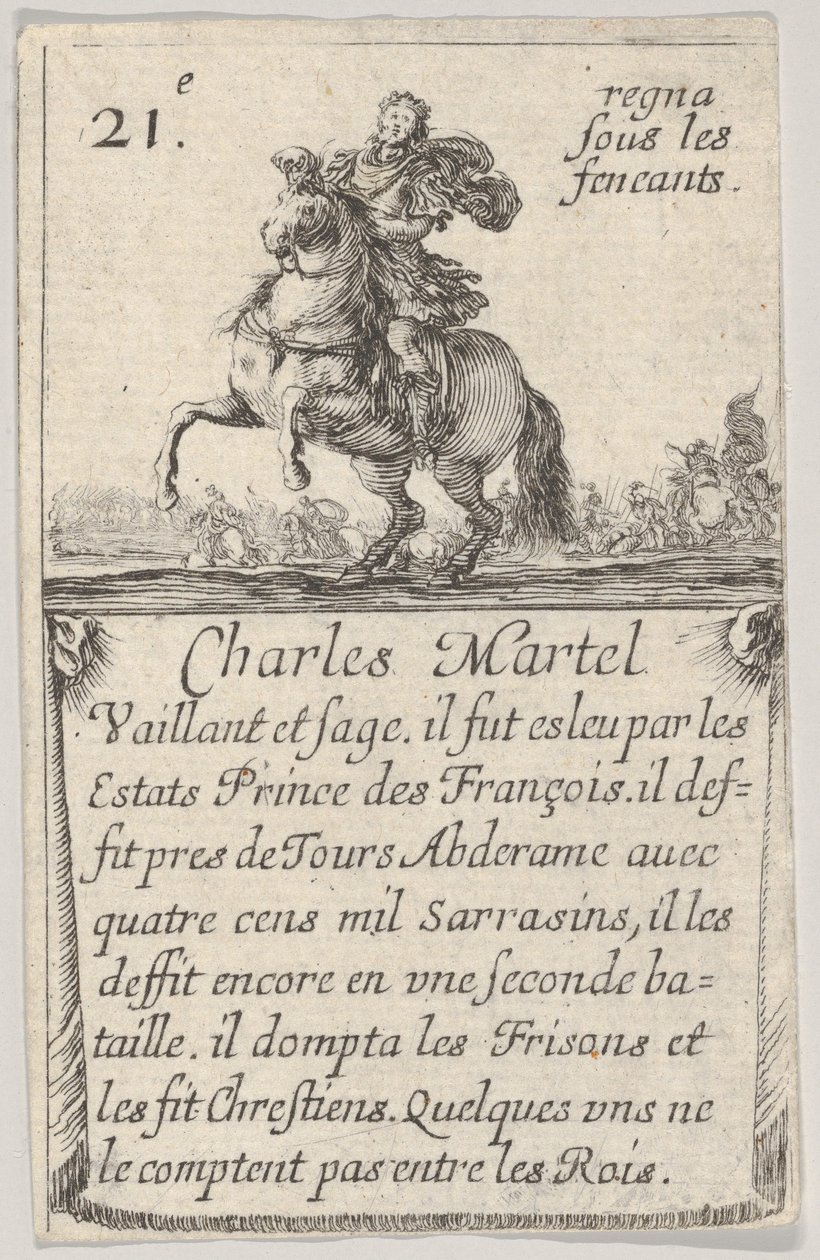 Charles Martel Vaillant et sage..., från 