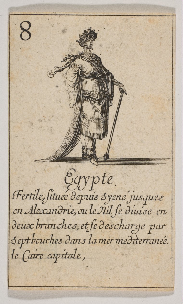 Egypten, 1644. av Stefano della Bella