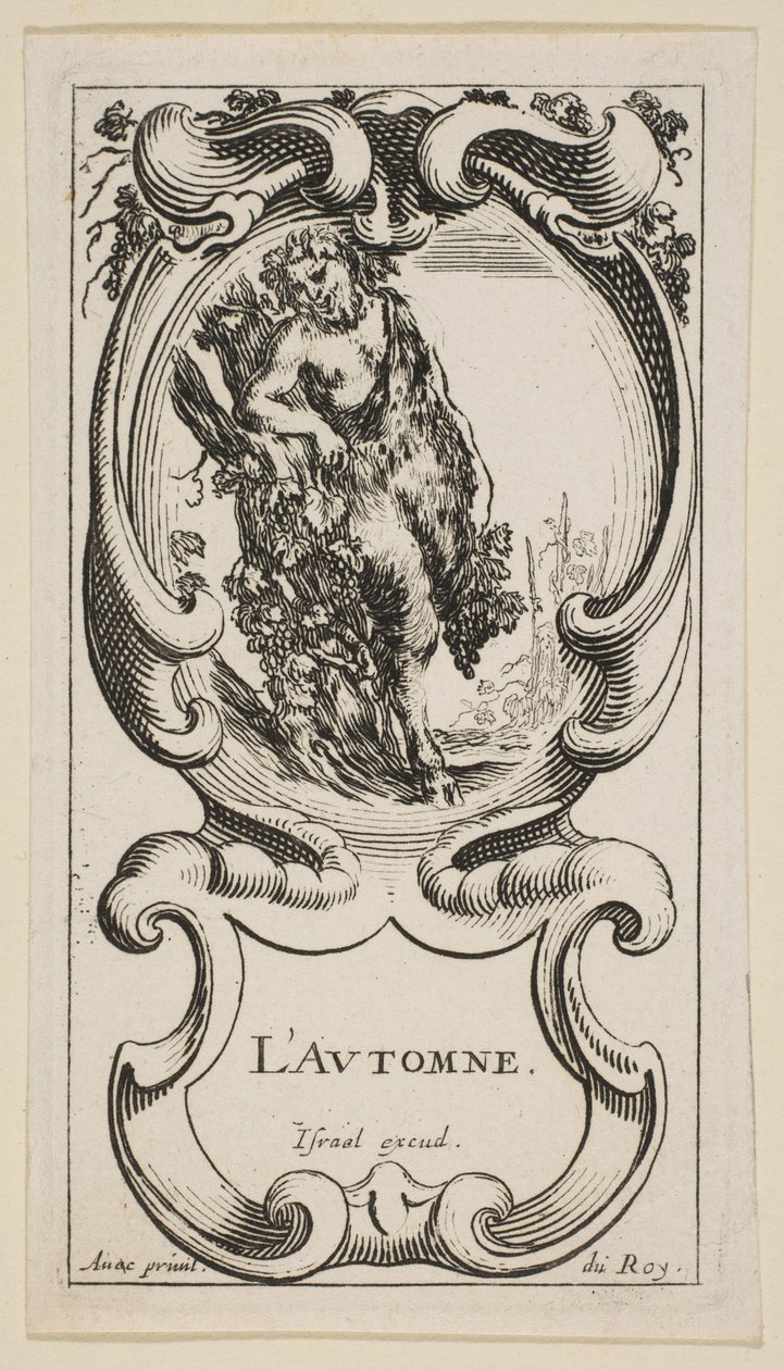 Höst LAutomne, från The Four Seasons, ca. 1641. av Stefano della Bella