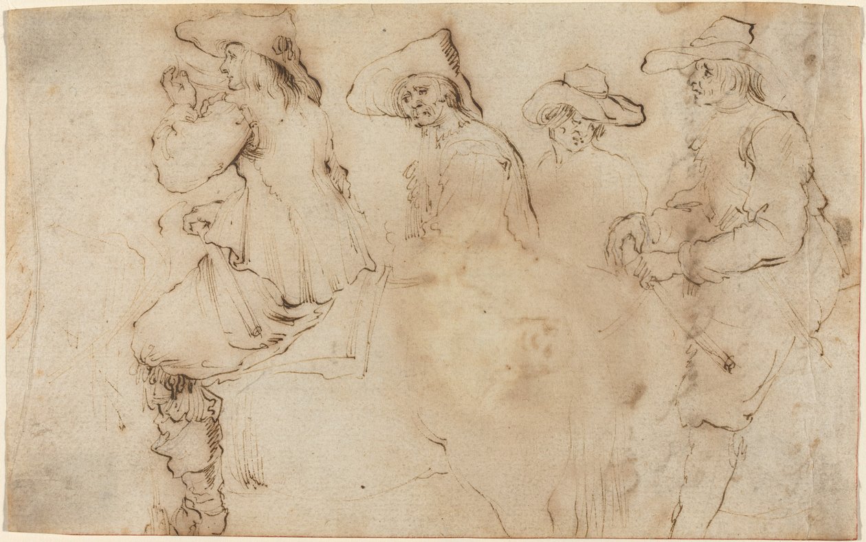 Fyra ryttare, 162730. av Stefano della Bella