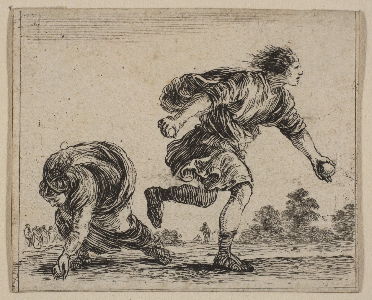 Hippomenes och Atalanta, från 