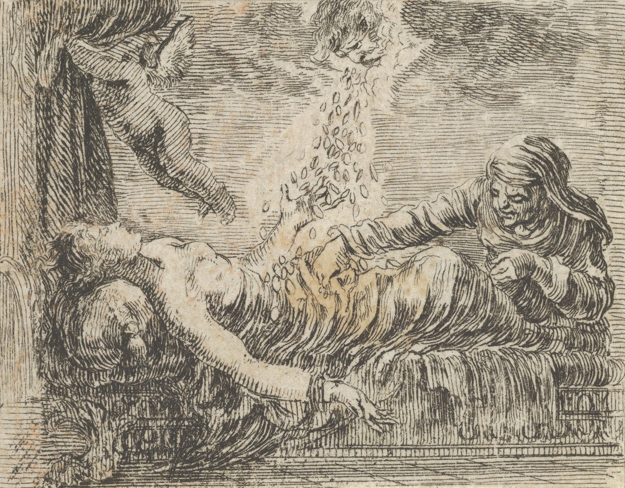 Jupiter och Danaë, från 