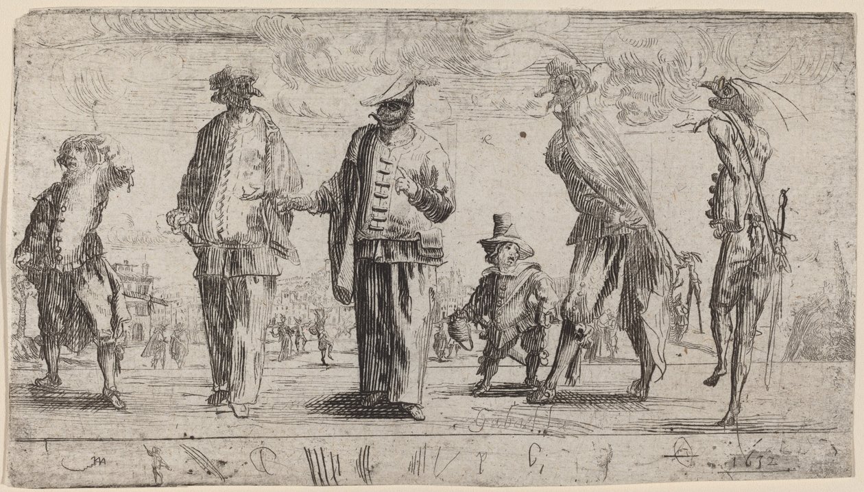 Pantaloons av Stefano della Bella