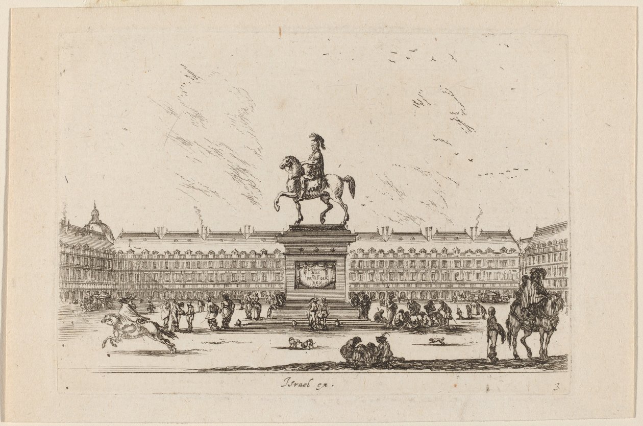 Place Royale, 1642. av Stefano della Bella