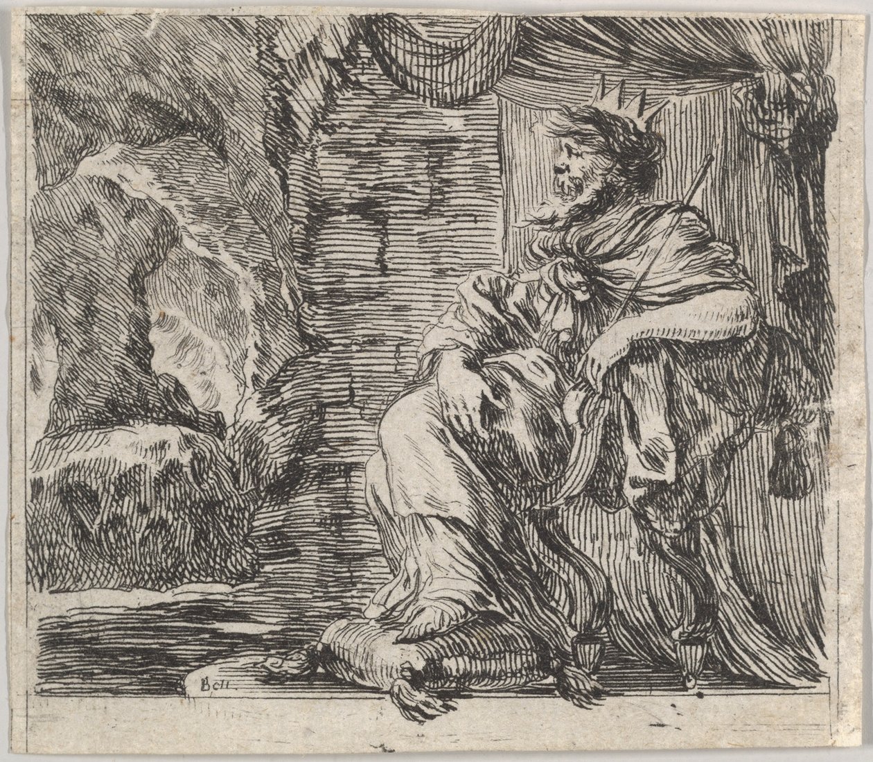 Pluto, från Game of Mythology Game of Mythology, 1644. av Stefano della Bella