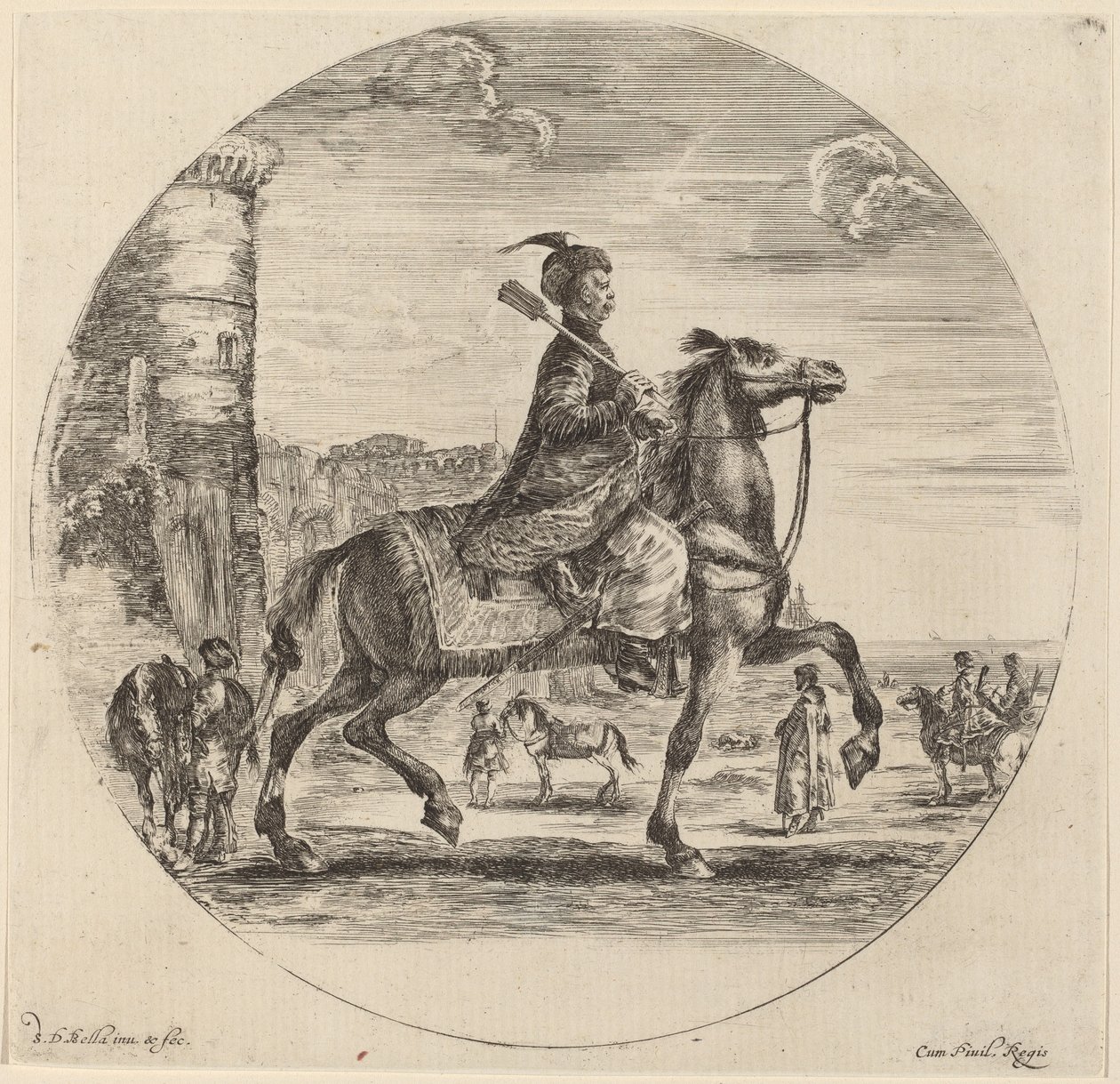 polsk kavaljer. av Stefano della Bella