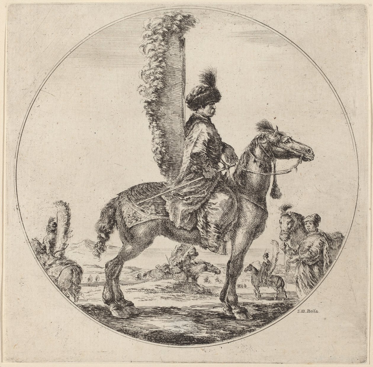 Polish Hussar. av Stefano della Bella