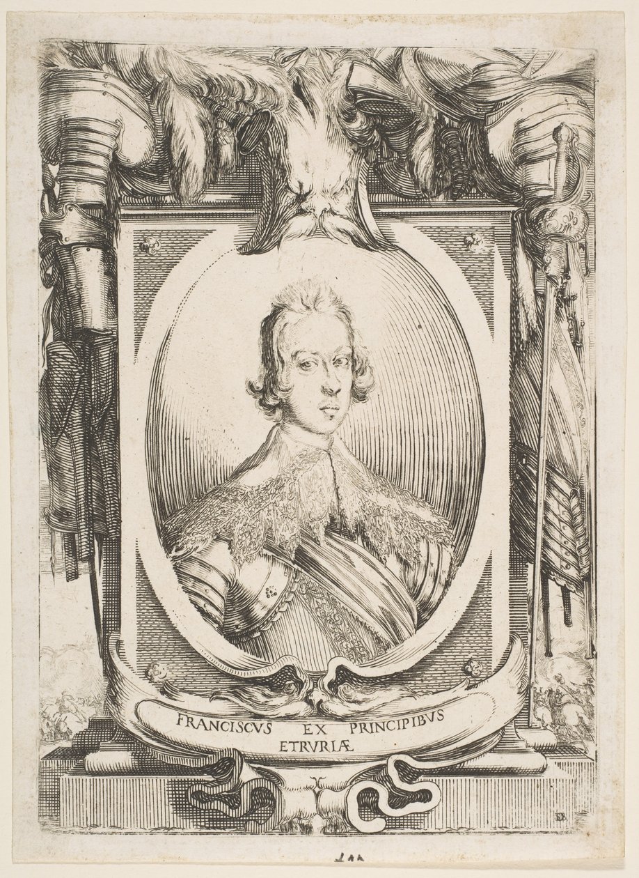 Porträtt av Francesco de Medici, 1634. av Stefano della Bella