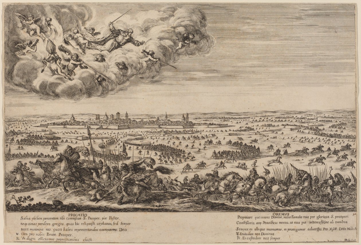 Saint Prosper, möjligen 1652. av Stefano della Bella
