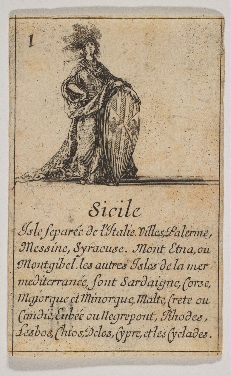 Sicilien, 1644. av Stefano della Bella