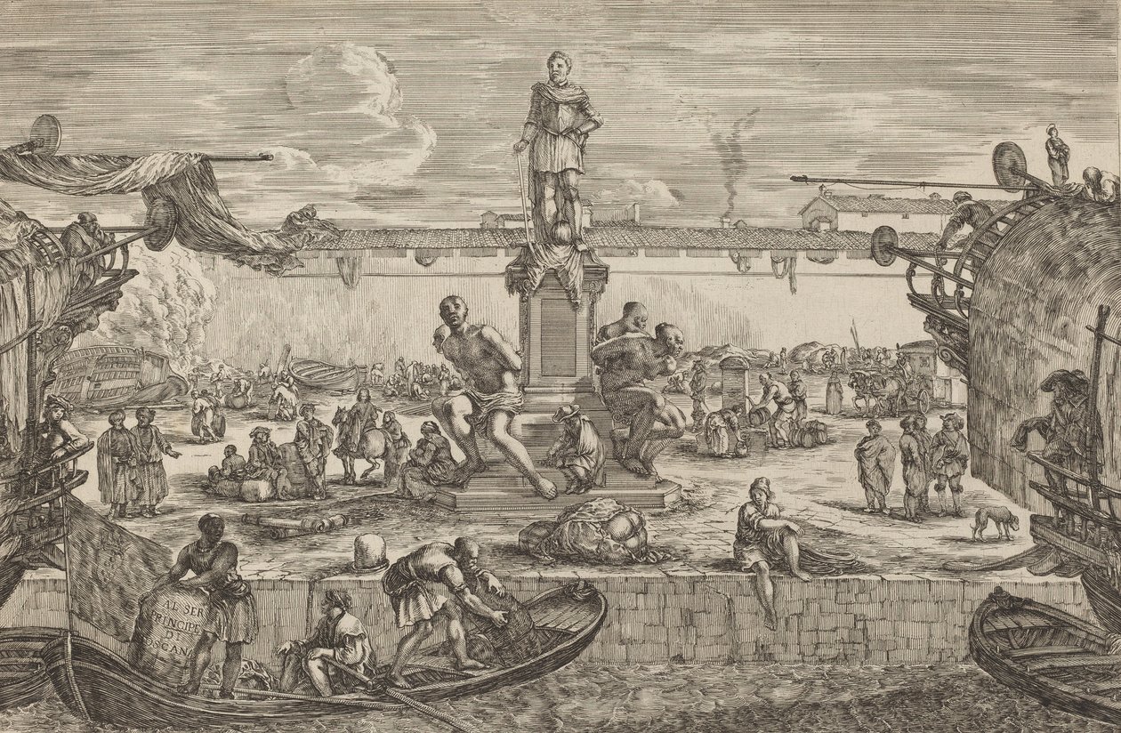 Staty av Ferdinand I, förmodligen ca. 16541655. av Stefano della Bella