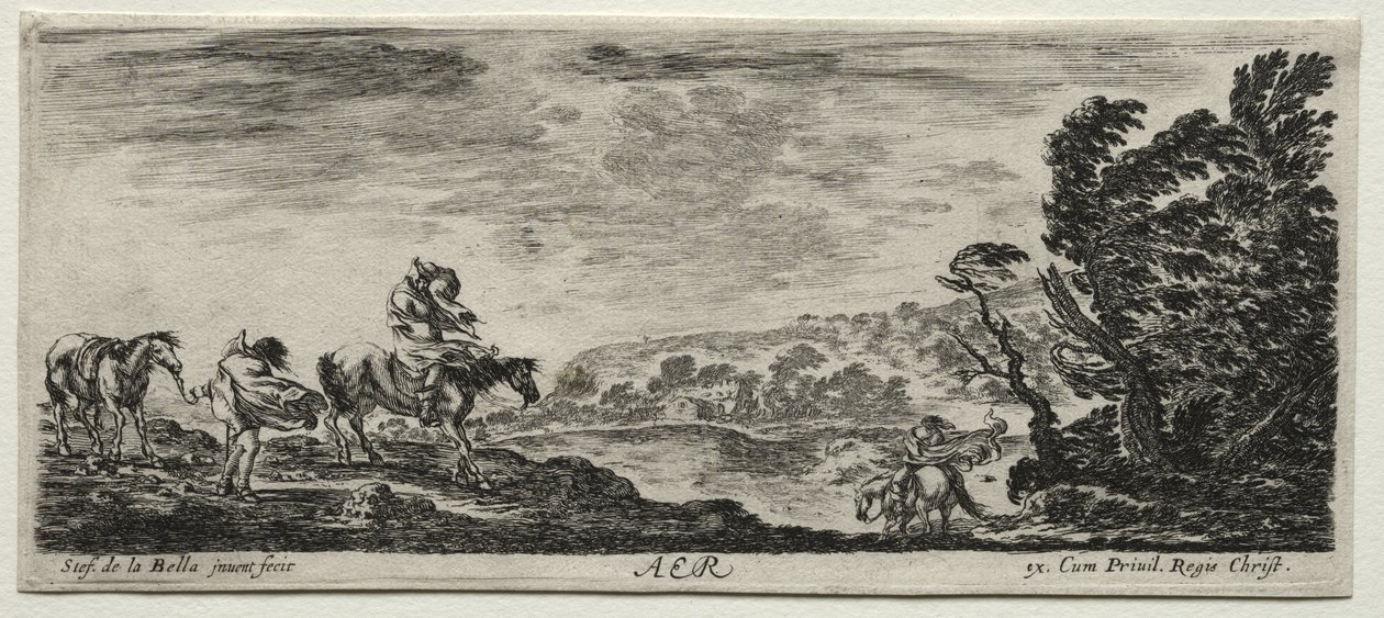 De fyra elementen: Aer av Stefano della Bella