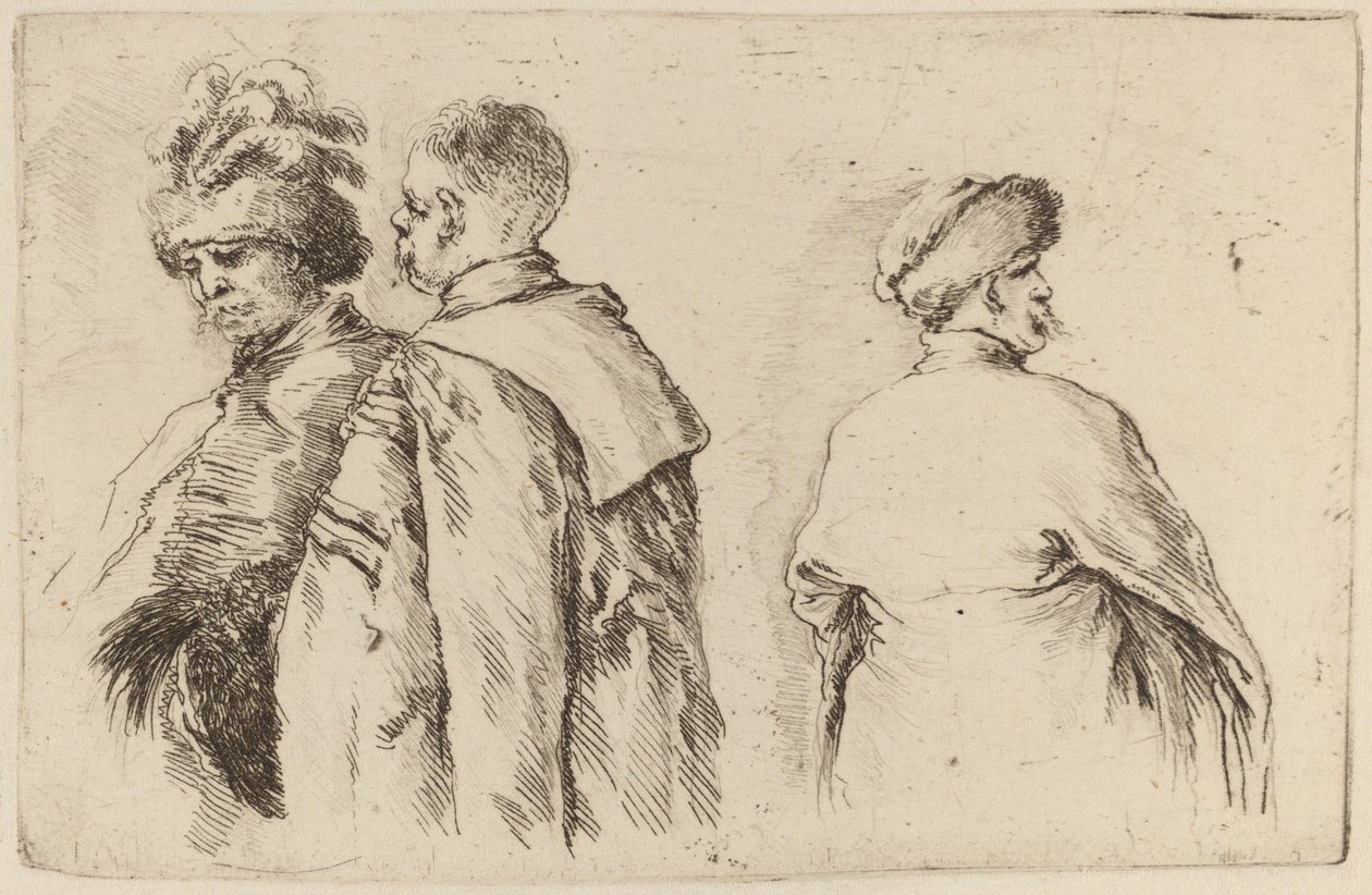 Tre ungrare. av Stefano della Bella