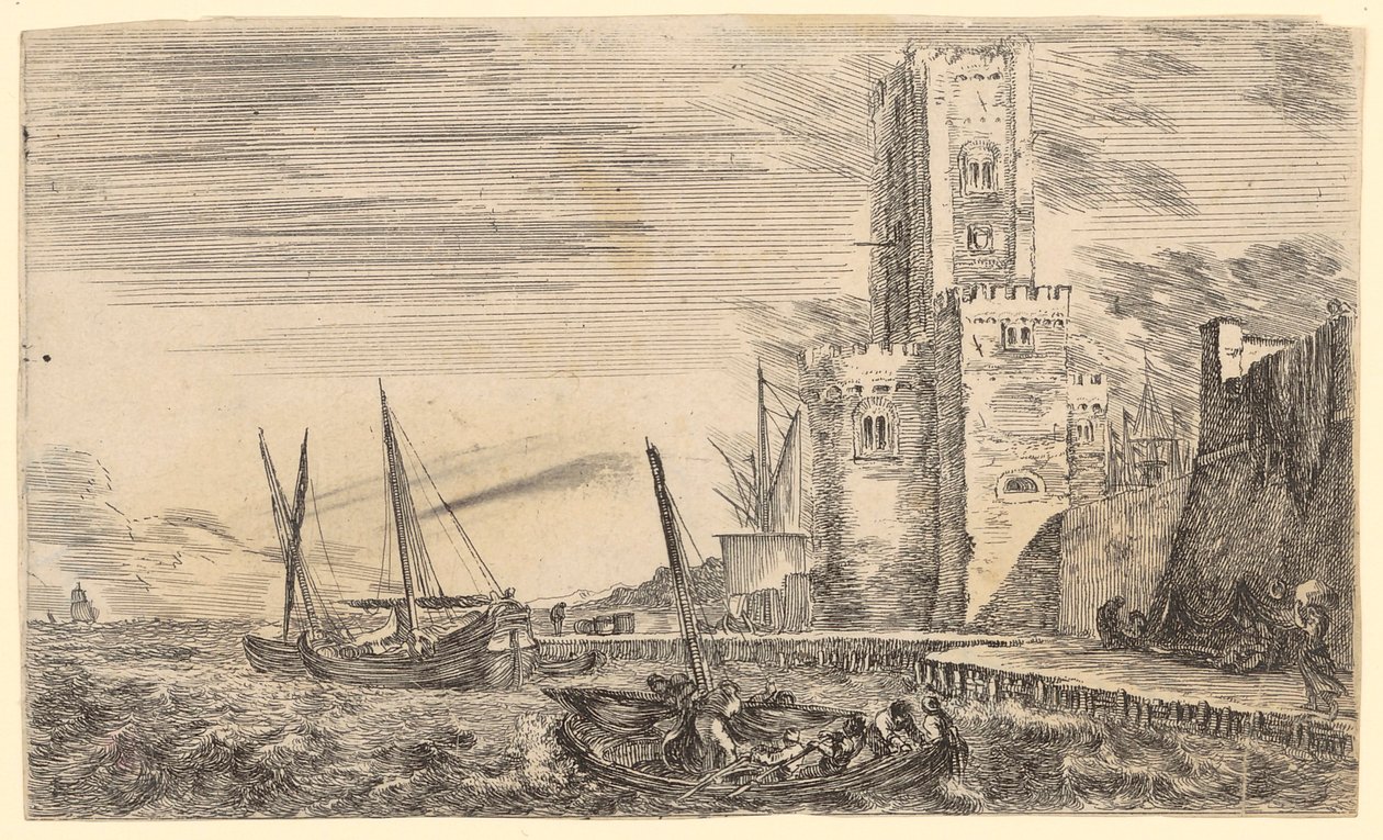 Calais-tornet av Stefano della Bella
