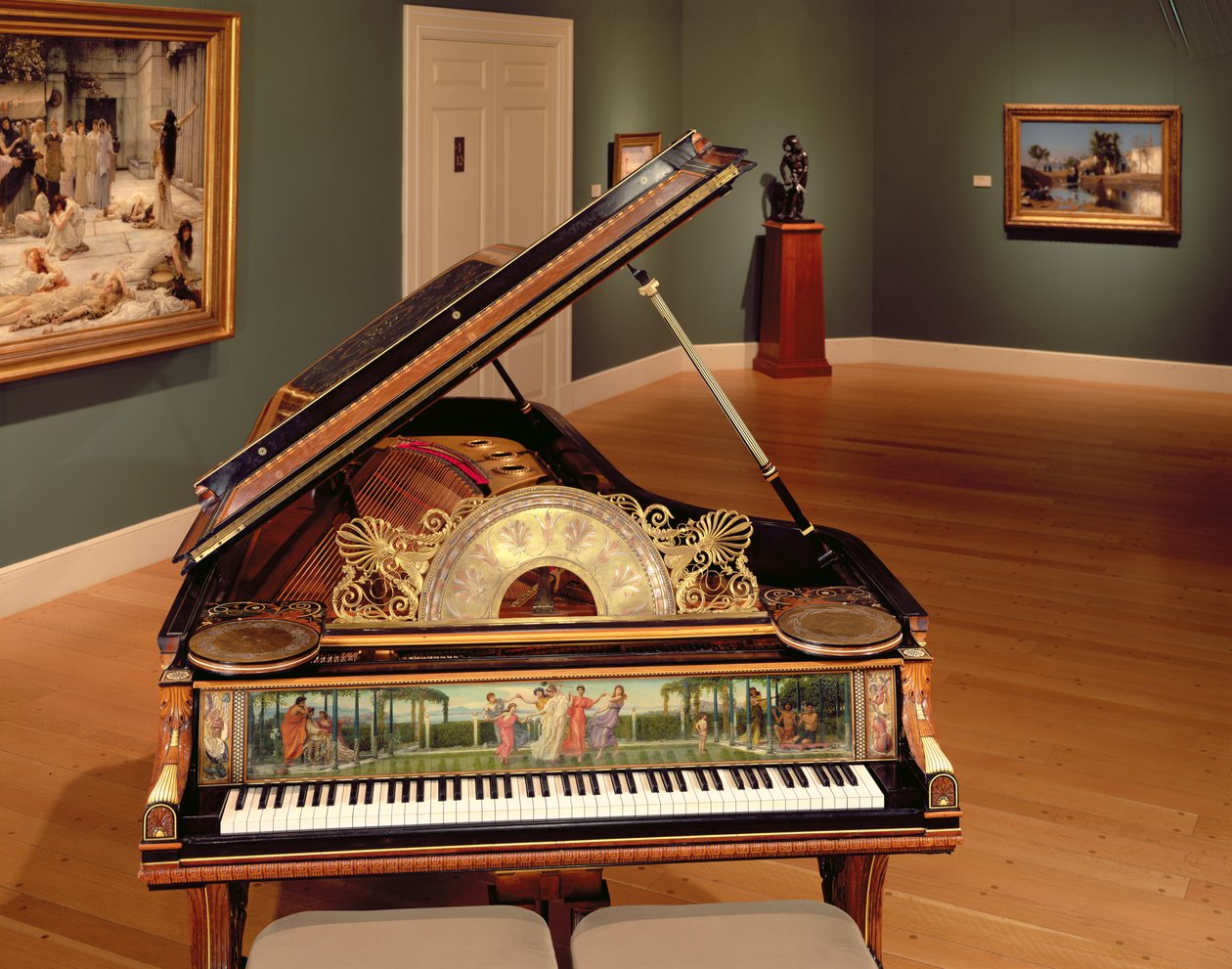 Model D Pianoforte, nr 54538, 1884 av Steinway and Sons