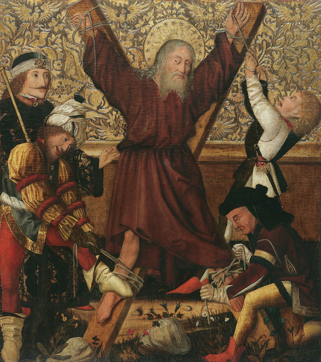 Martyrium av St. Andrew av Steirischer Maler