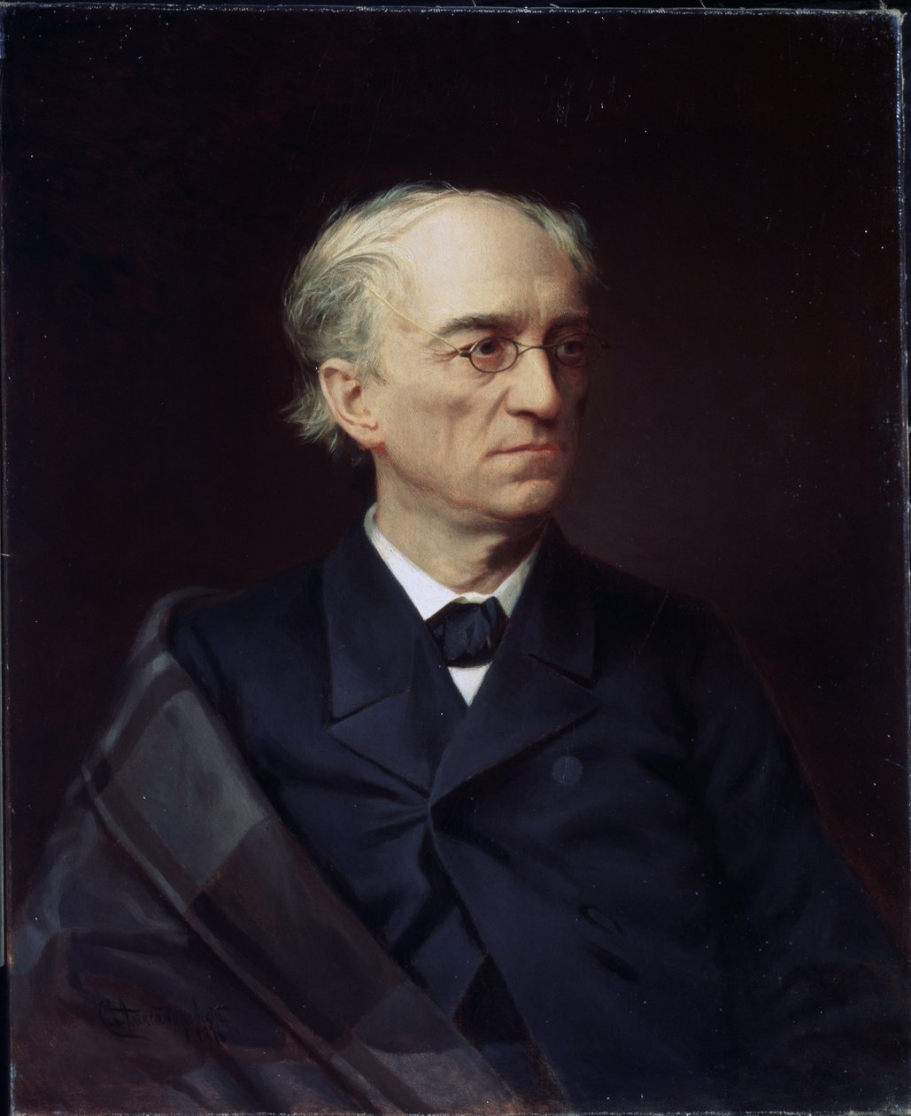 Portrait du poeteruse Fyodor Ivanovich Tyutchev (Theodore Tiuttchev y Tiutchev av Stepan Fyodorovich Alexandrovsky