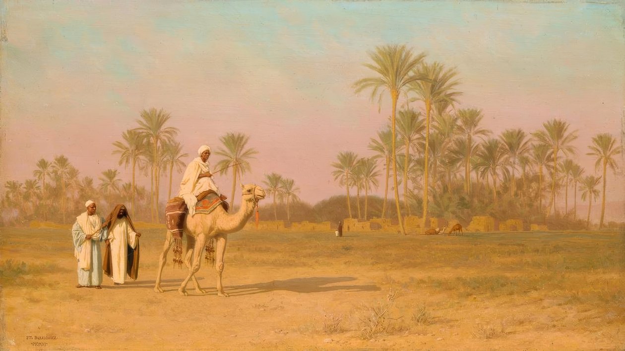 Brännande varm dag (Algeriet) av Stepan Wladislawowitsch Bakalowitsch