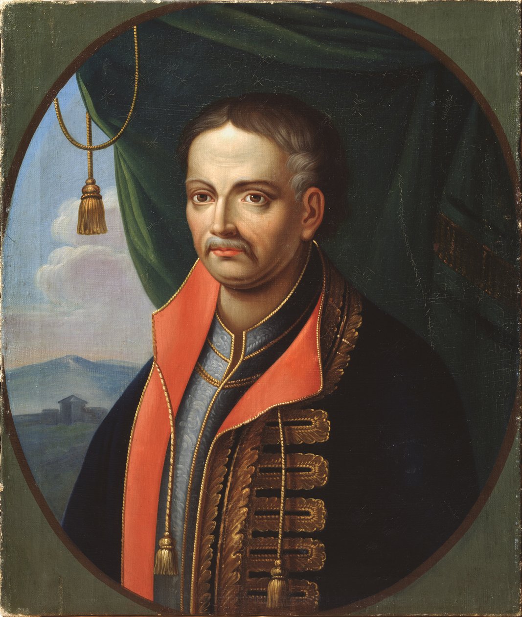 Porträtt av hetman Ivan Mazepa 1639-1709 av Stepan Zemlykov
