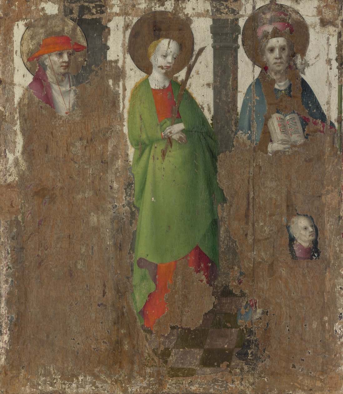 Tre heliga, ca. 1450 av Stephan Lochner