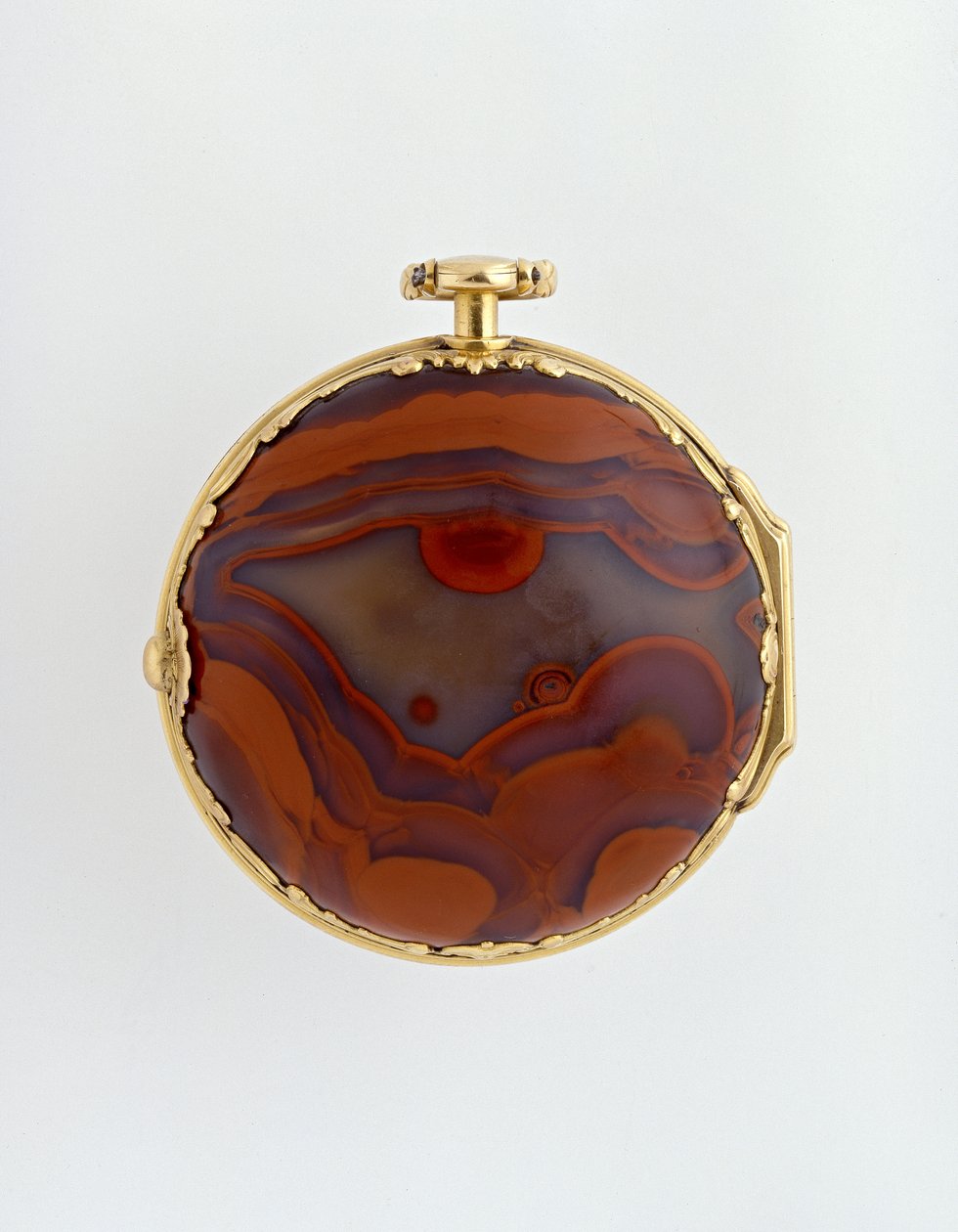 Parvis klockan med parhus av guld och agat, ca 1760 (guld) av Stephen , and Perigal, Francis Goujon