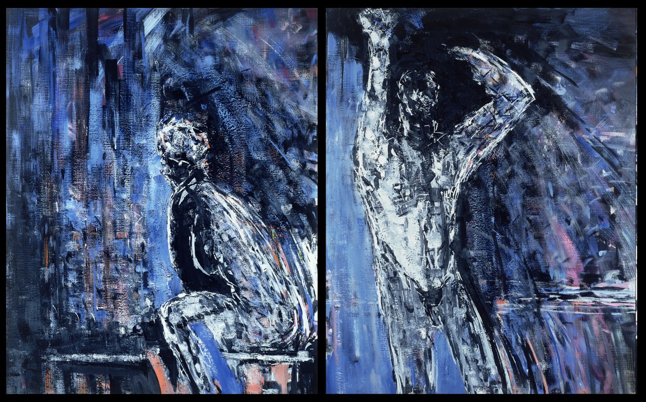 Naken kvinna och naken man av Stephen Finer