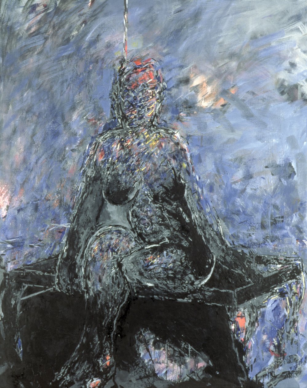 Kvinna på bankett, 1984 av Stephen Finer