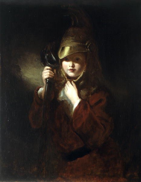 Hans fars svärd, ca 1859 (olja på duk) av Stephen Catterson the Elder Smith