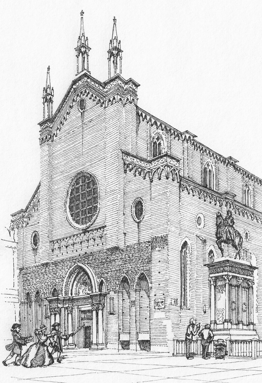 Kyrkan Saints Zanipolo, Venedig av Stephen Conlin