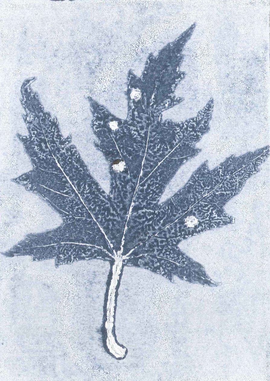 Gone II, 2015 (monoprint på papper) av Stephen Dow