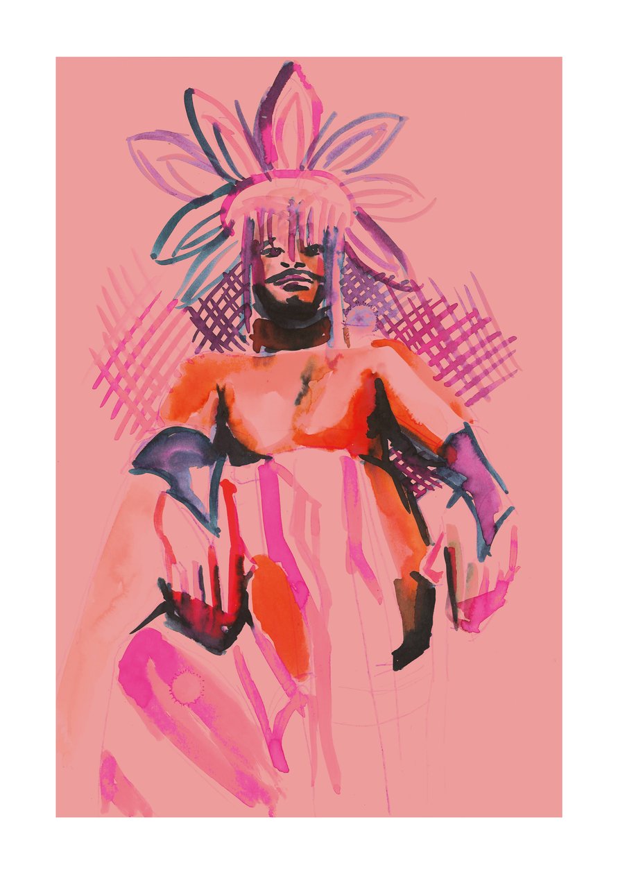 Drottningmodern av huset Mandella, 2023 (digital) av Stephen Dow