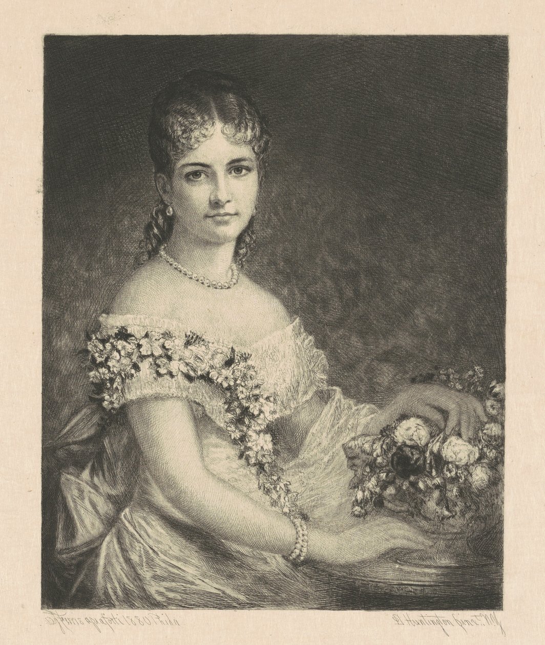 Mrs J. Coleman Drayton (Charlotte Augusta Astor) av Stephen James Ferris, after Daniel Huntington