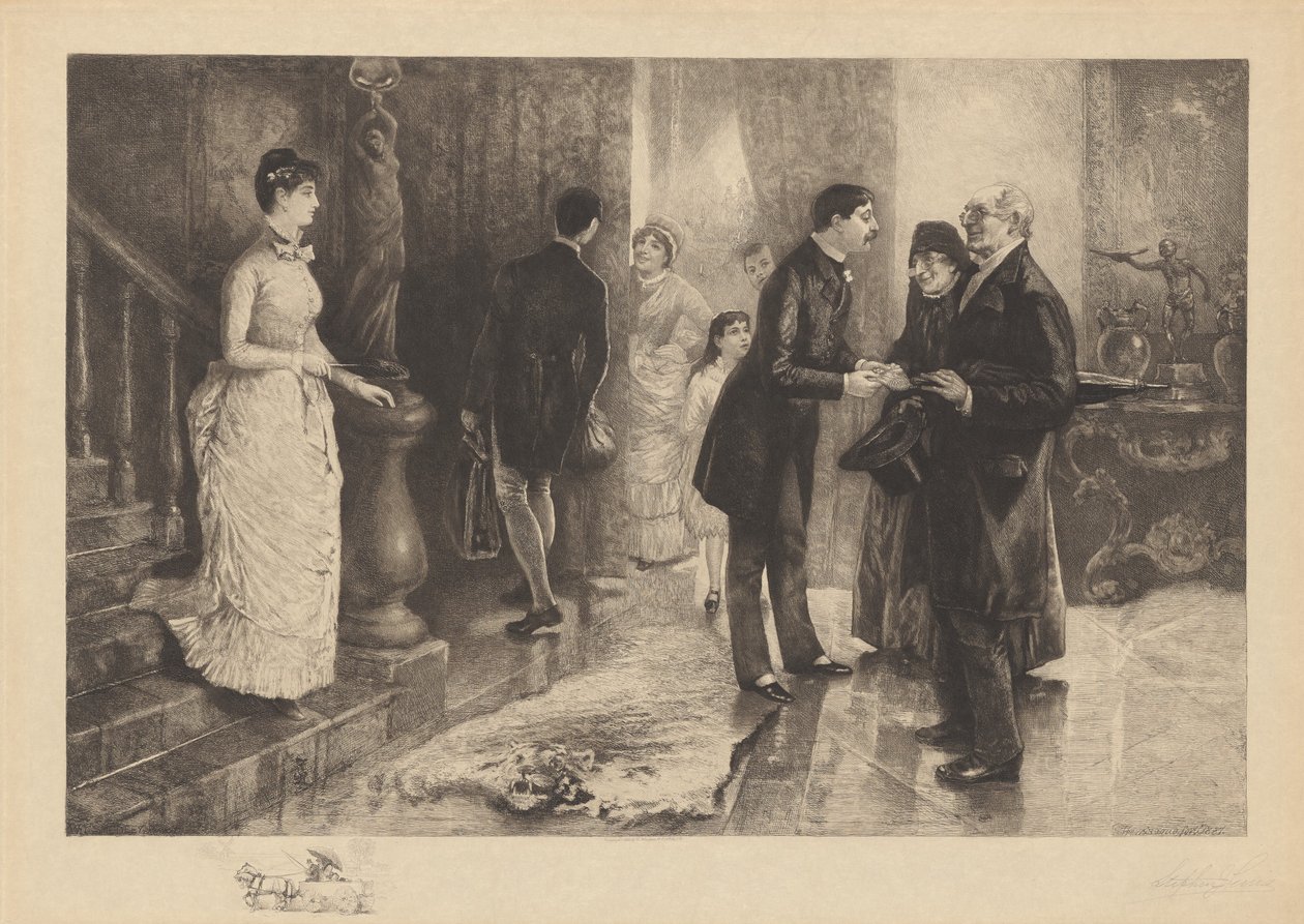 Besöket i staden av Stephen James Ferris after William Thomas Smedley