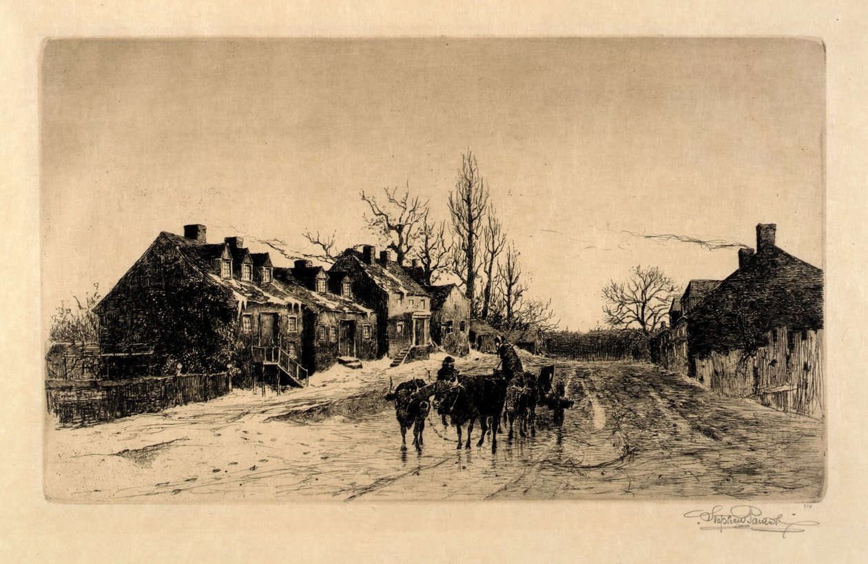 En vinterkväll, Windsor, N.S. av Stephen Parrish