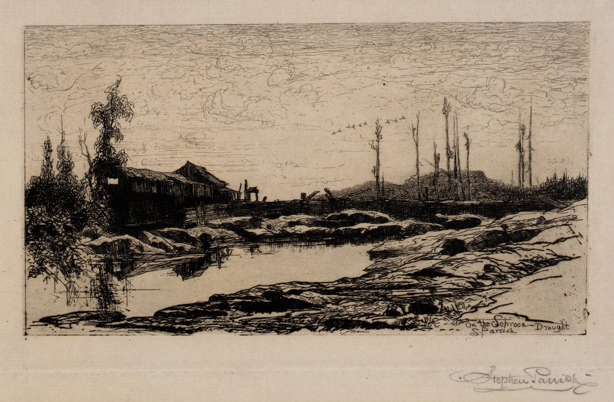 På Schroon - torka av Stephen Parrish