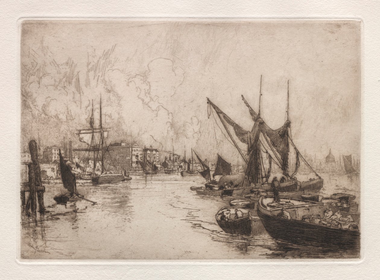 On the Thames Canterbury, Eng., augusti 1884, 1884. av Stephen Parrish