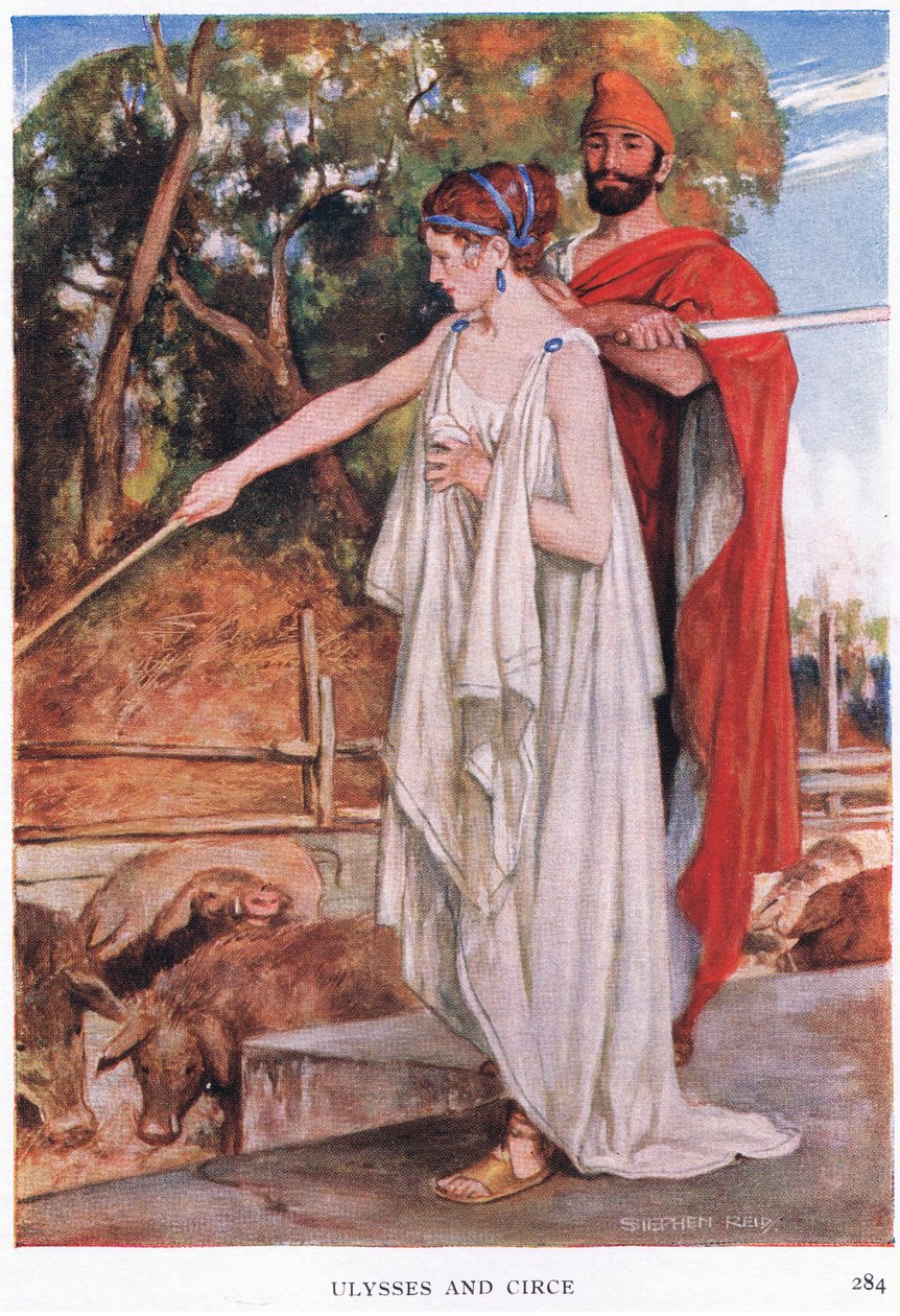 Ulysses och Circe av Stephen Reid