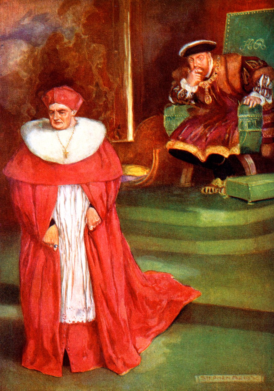 Wolseys intervju med kung Henry VIII, 1909. av Stephen Reid