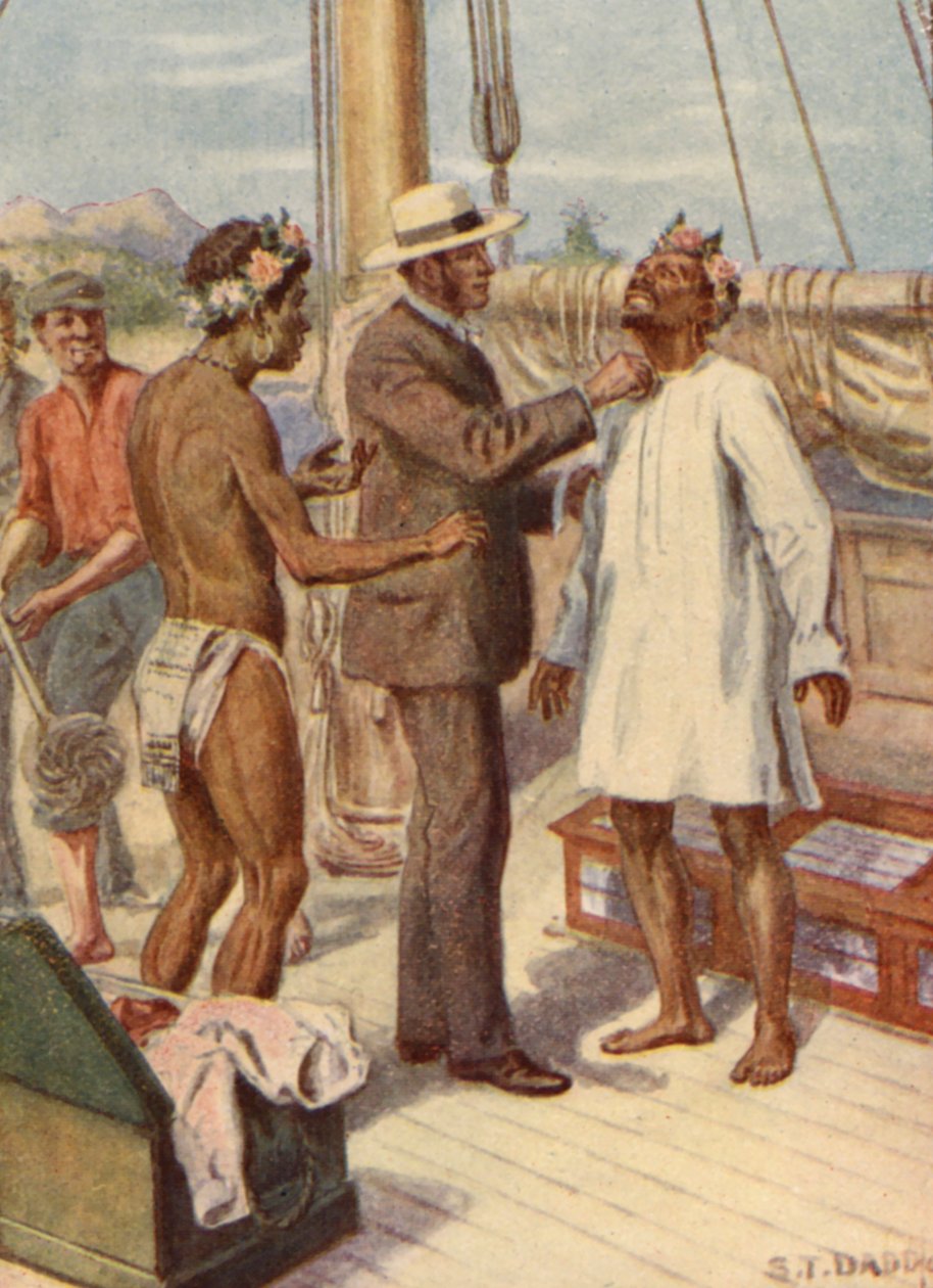 Illustration av biskop Pattesons liv (färglitografi) av Stephen T. Dadd