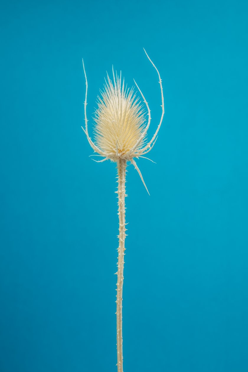 Torkad teasel No. 01, 2021 (foto) av Steve Gallagher