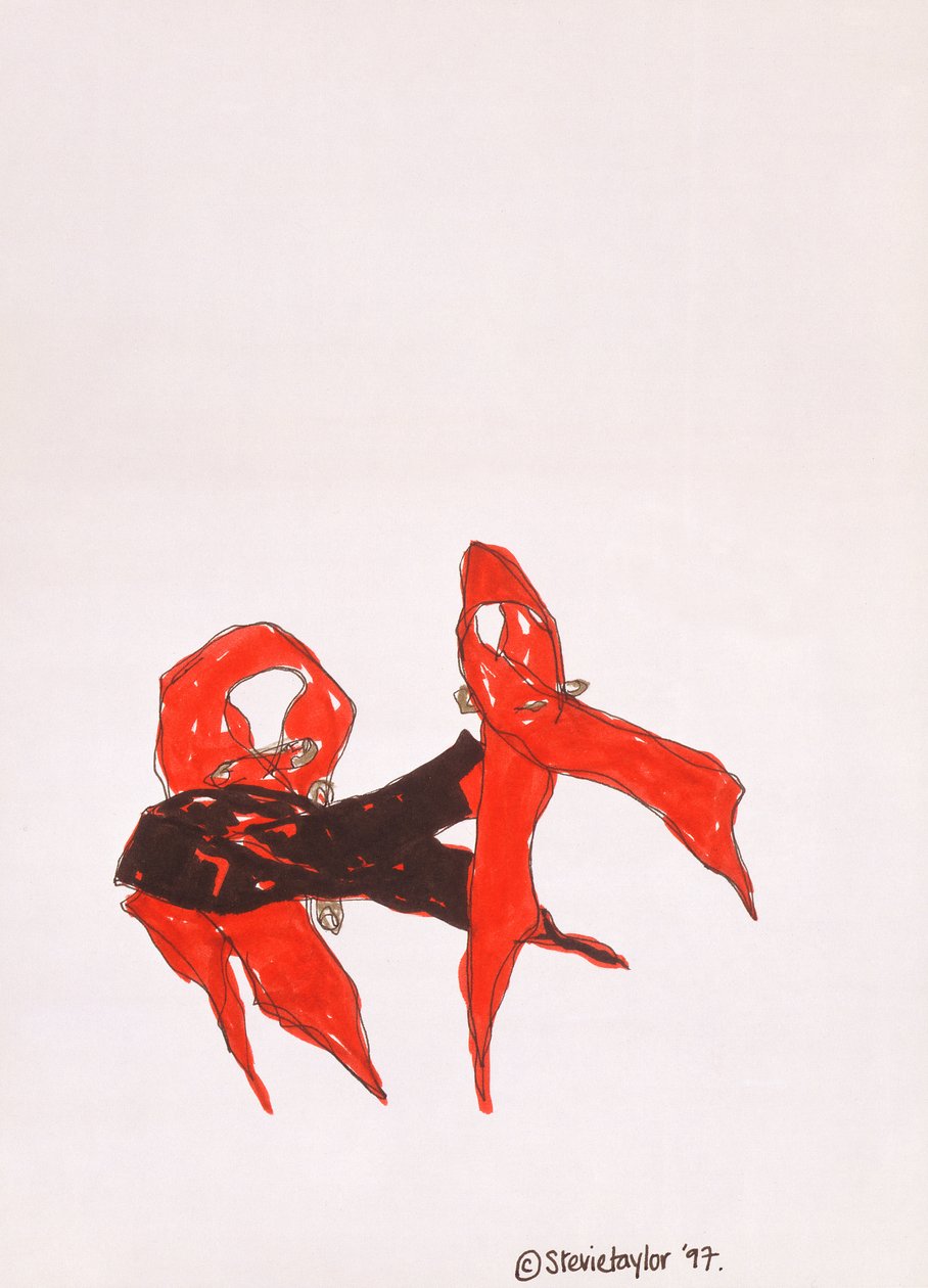 En vän till oss, 1997 (penna och bläck) av Stevie Taylor