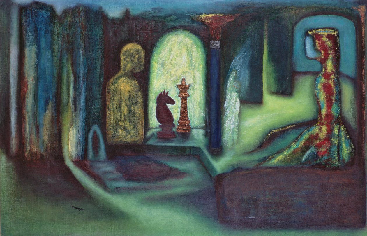 aPlayers, 2004 (oil on paper) av Stevie Taylor