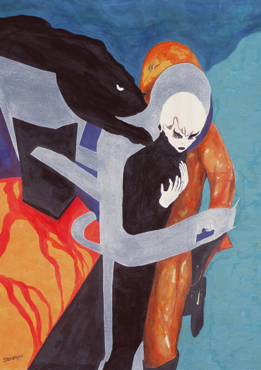 Who Can You Trust, 2000 (inks on paper) av Stevie Taylor