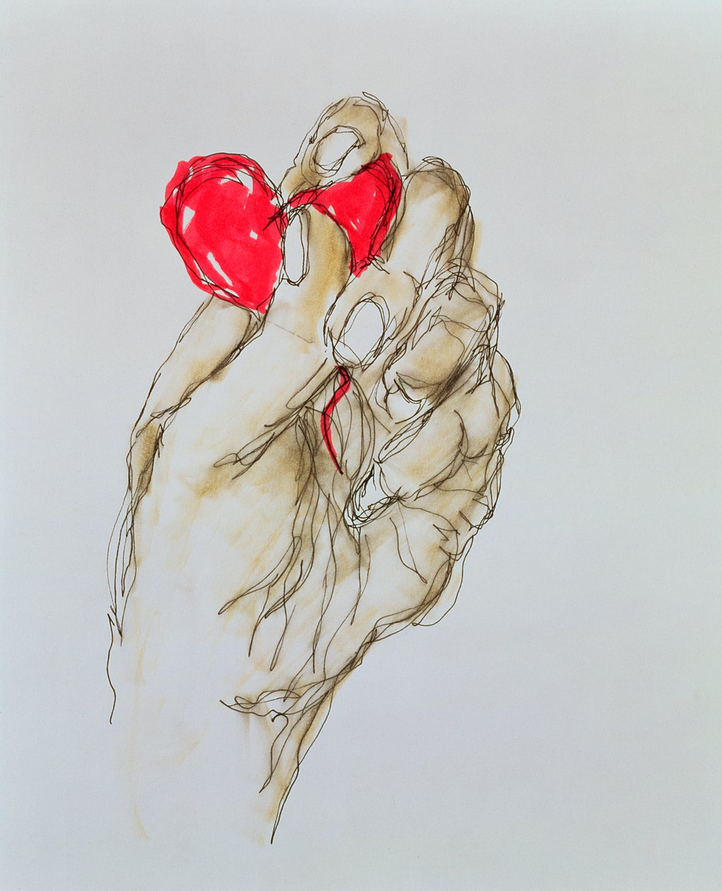 You Gave Me Your Heart, 1996 (bläck på papper) av Stevie Taylor