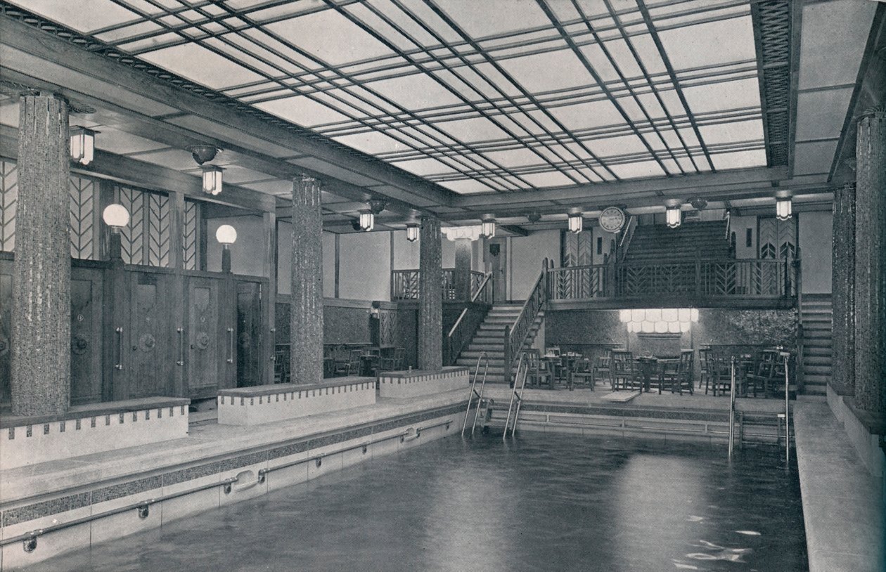 The Bathing Pool ombord på S.S. Empress of Britain, 1931 av Stewart Bale Limited