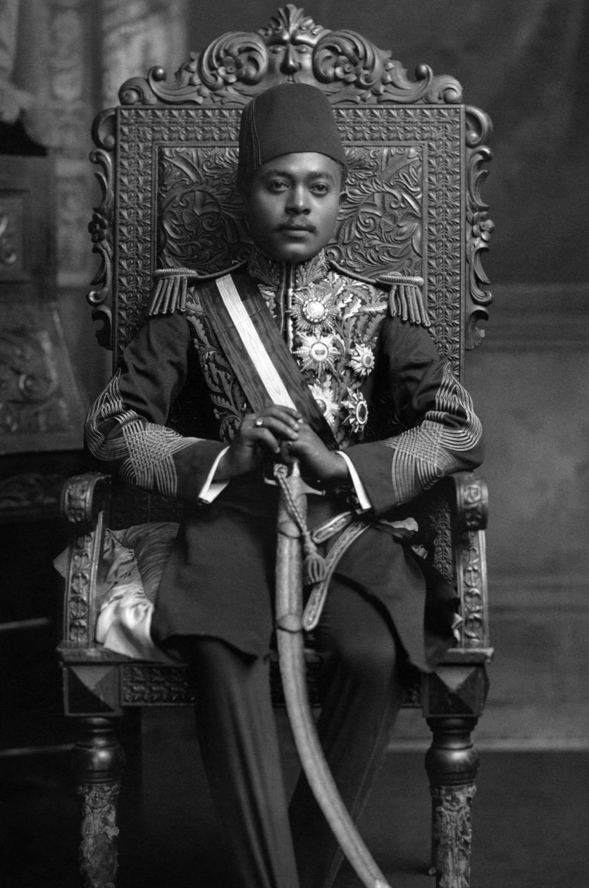 Sultan Ali II av Zanzibar, ca 1900 (foto) av Studio Lafayette