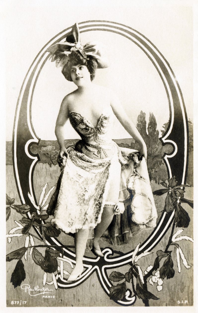 F : Marcelle Yrven , fransk skådespelerska - Teatrar : Palais Royal , Folies dramatiques, Paris - Alfabetet i vykort av Studio Reutlinger