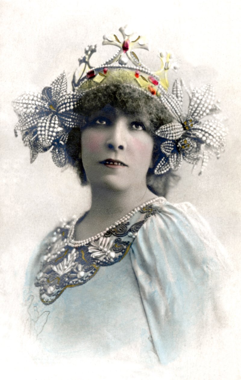 Sarah Bernhardt som Melissinde av Studio Reutlinger